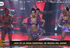 Vania Bludau deslumbró en "Reinas del show" al ritmo de festejo