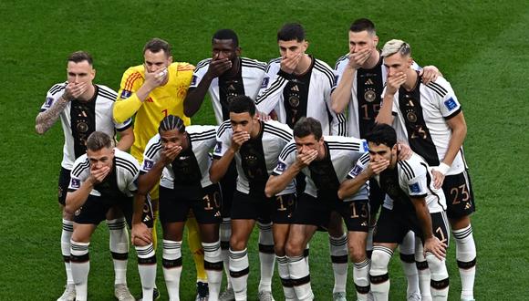 Mundial 2022 | cuál fue la polémica protesta que hizo Alemania antes del debut con Japon y por qué. (Foto: AFP)