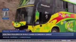 Bagua: seis asaltaron a más de 40 pasajeros de un bus interprovincial [VIDEO]