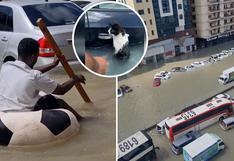 Las lluvias torrenciales provocan caos e inundaciones en Dubái