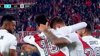 Bruno Zuculini marcó el 3-0 para la victoria de River Plate vs. Central Córdoba | VIDEO