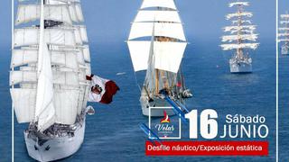 Desfile y exposición de buques a vela en Miraflores y Callao