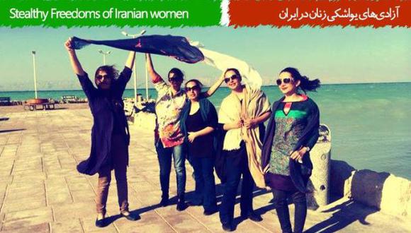 Las mujeres iraníes se sueltan el cabello en Facebook