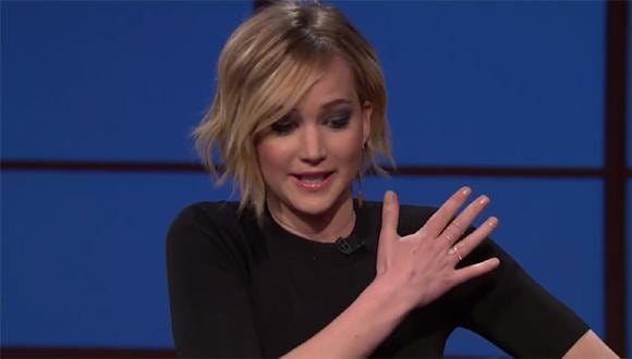 Las fotos de Jennifer Lawrence causan revuelo en las redes sociales. (Imagen de TV)
