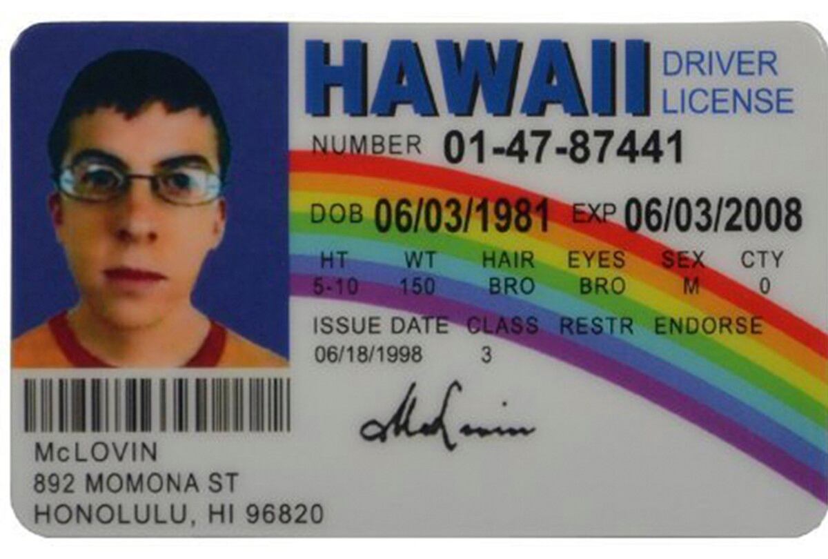 El insólito caso del joven que fue detenido por llevar una identificación de "McLovin". (Foto: Amazon)