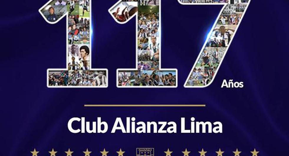 Alianza Lima celebra 117 años de fundación desde 1901 | Foto: Facebook