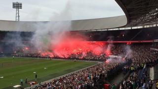 Impresionante: así recibieron al Feyenoord... en una práctica