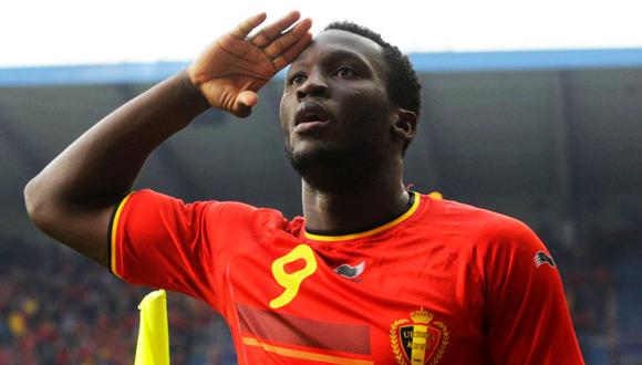 Romelu Lukaku, el máximo goleador de los belgas, nacido en el Congo. (Foto: AP)