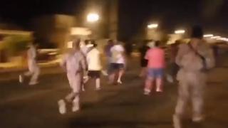 Cañete: soldados intervienen a 30 jóvenes en fiesta y los obligan a trotar hacia base militar | VIDEO
