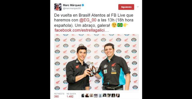 Marc Márquez (Foto: Twitter)