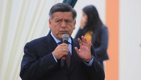 Acuña se opone a la no reelección de presidentes regionales