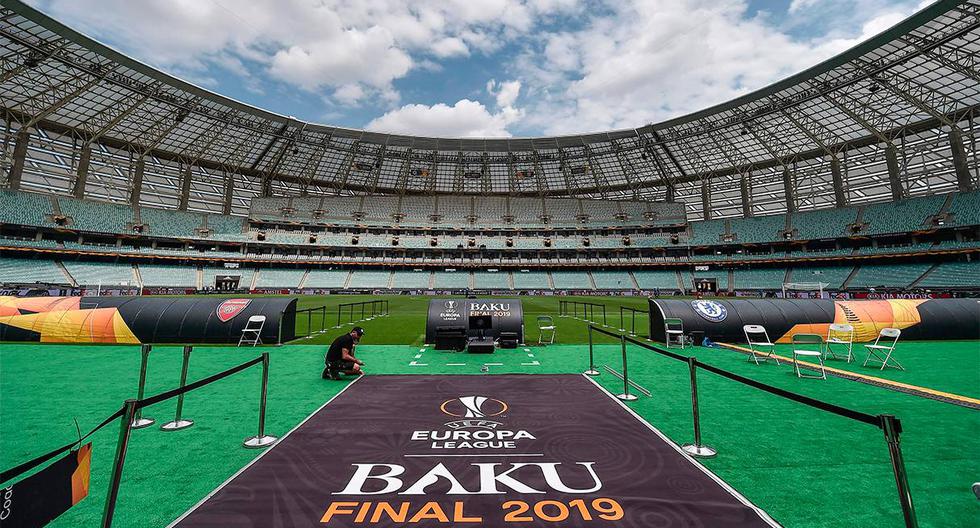 La gran final de la Europa League se jugará en Baku, capital de Azerbaiyan. (Foto: AFP)