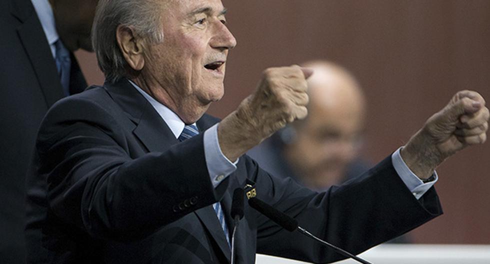 Joseph Blatter y el meme que enciende internet. (Foto: Getty Images)