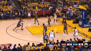 NBA Warriors vs. Rockets: la espectacular clavada de Eric Gordon | VIDEO