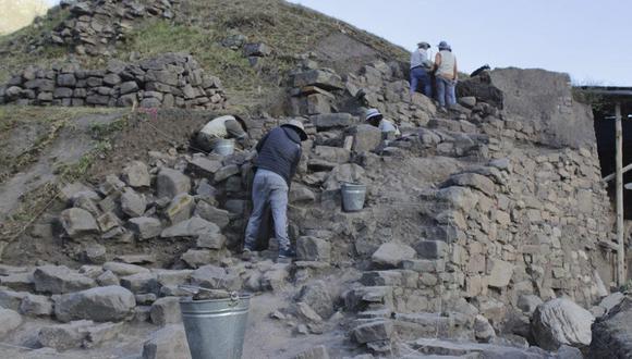 La galería fue hallada por arqueólogos peruanos y también estudiantes. (Foto: Ministerio de Cultura)
