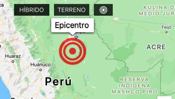 Sismo en Huánuco ocurrió a las 6:44 a.m. y no causó daños. (Foto: IGP)