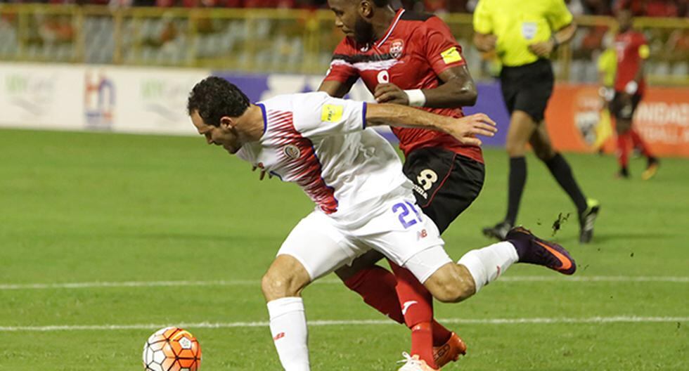 Con goles de Christian Bolaños y Ronald Matarrita, Costa Rica consiguió una buena victoria ante Trinidad y Tobago, en su debut en el Hexagonal Final de las Eliminatorias Rusia 2018. (Foto: EFE)