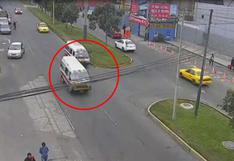 Accidente en Surco: video prueba ‘correteo’ de combis en Av. Manuel Olguín