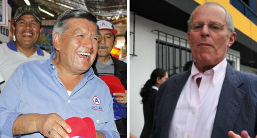 Pedro Pablo Kuczynski y César Acuña luchan por el segundo lugar de encuestas según Ipsos. (Foto: Diario correo)