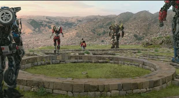 Cusco appears in the official trailer for “Transformers: Rise of the Beasts”.  (Photo: Capture)