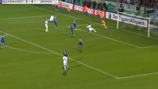 Claudio Pizarro y su gol de '9' clásico contra el Atlas Delmenhorst | VIDEO