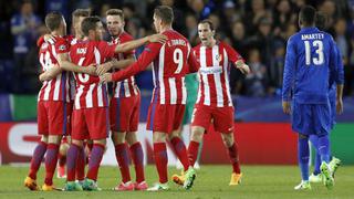 ¡Atlético Madrid a semifinales! Igualó 1-1 ante Leicester City
