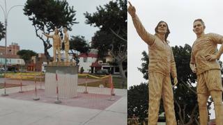 San Miguel: municipio instaló esculturas de Paolo Guerrero yRicardo Gareca