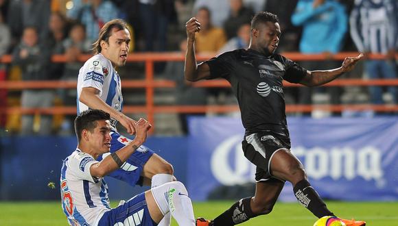 Monterrey FC alcanzó un fundamental triunfo en su visita a Pachuca con anotaciones de Jesús Molina y Carlos Sánchez. (Foto: AFP)