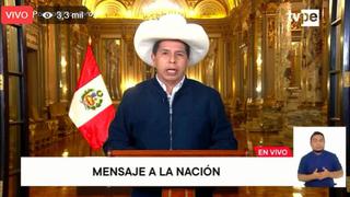 Pedro Castillo brindó su primer mensaje a la Nación tras un mes de asumir funciones | VIDEO