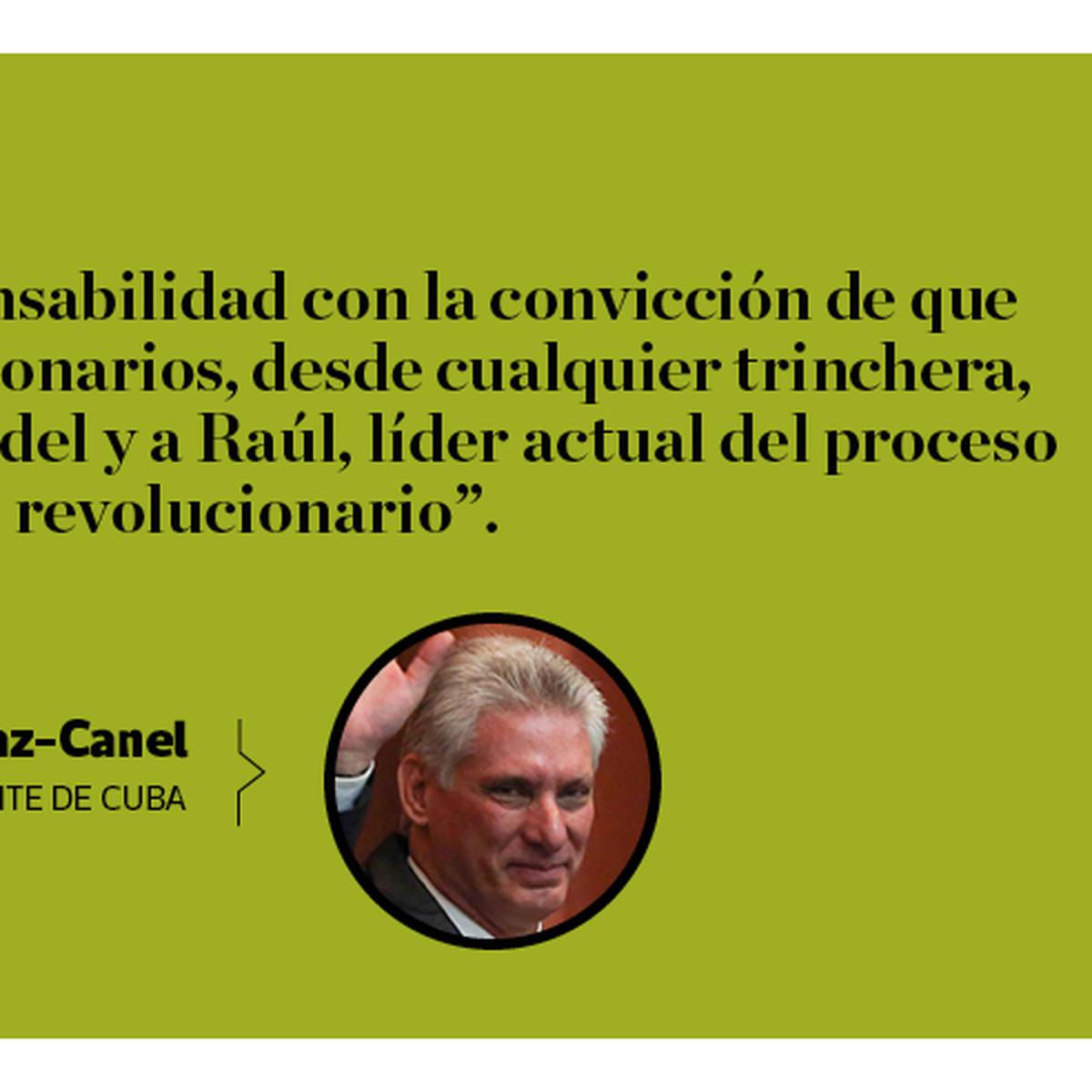 Miguel Díaz-Canel y 12 frases destacadas de su discurso como presidente de  Cuba | MUNDO | EL COMERCIO PERÚ