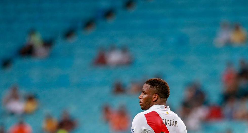 Jefferson Farfán terminó su participación en la Copa América 2019 por una lesión. | Foto: Getty