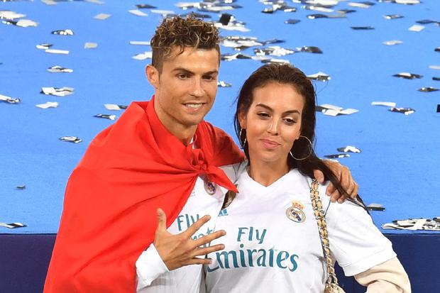 Georgina Rodriguez and Cristiano Ronaldo met in 2017 when the Portuguese was a striker for Real Madrid (Photo: AFP)