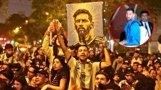 Más de cuatro mil peruanos recibieron a Lionel Messi en Miraflores