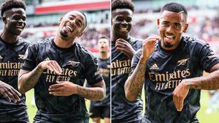 Gol de Gabriel Jesus con Arsenal y celebró bailando: así apoyó a Vinícius | VIDEO