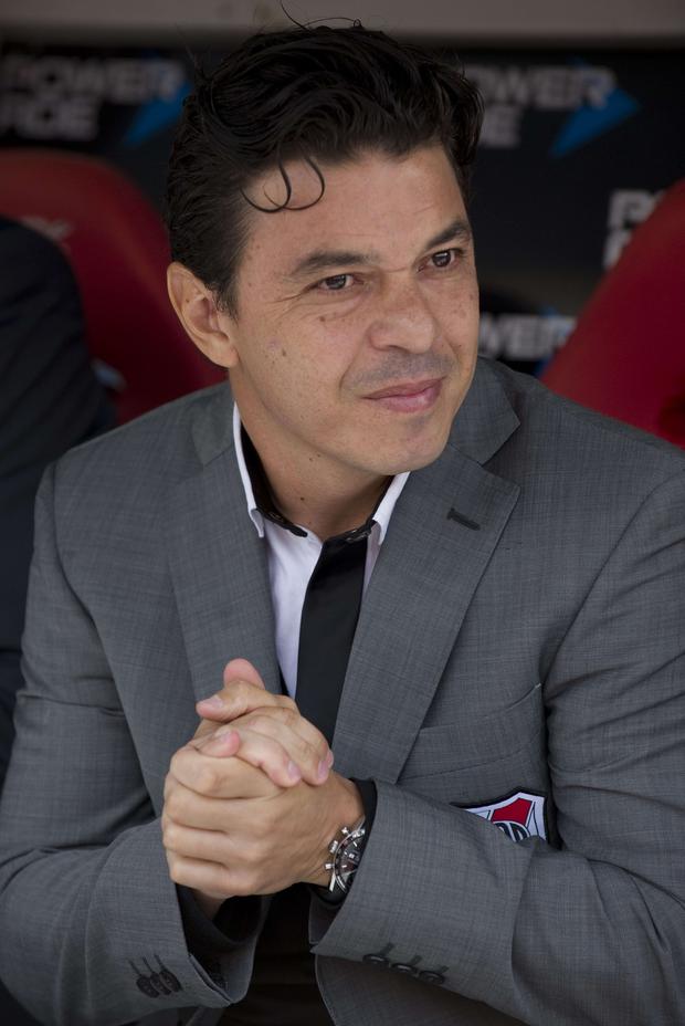 Marcelo Gallardo es el entrenador con más títulos en la historia del River Plate | Foto: AFP