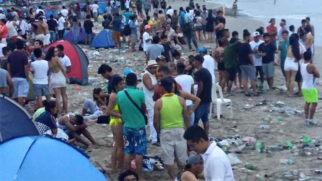 Facebook: playa de Máncora se llenó de basura en Año Nuevo - 1