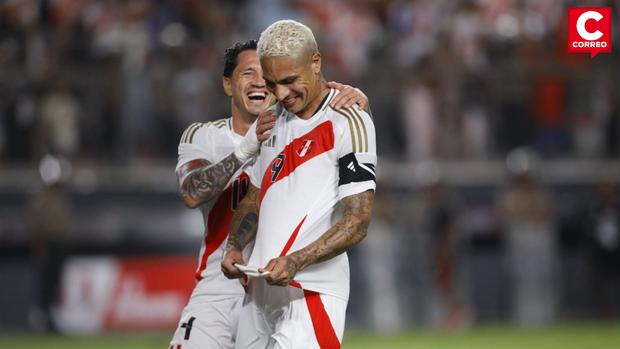 Paolo Guerrero scored a penalty kick and made it 4-1 in favor of Peru PHOTO: Julio Reaño /@photo.gec