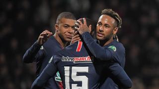 PSG goleó 4-0 al Pontivy GSI con goles de Mbappé y Neymar por Copa de Francia | VIDEO