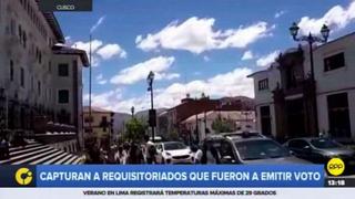 Cusco: detienen al menos a 20 requisitoriados que pretendían votar