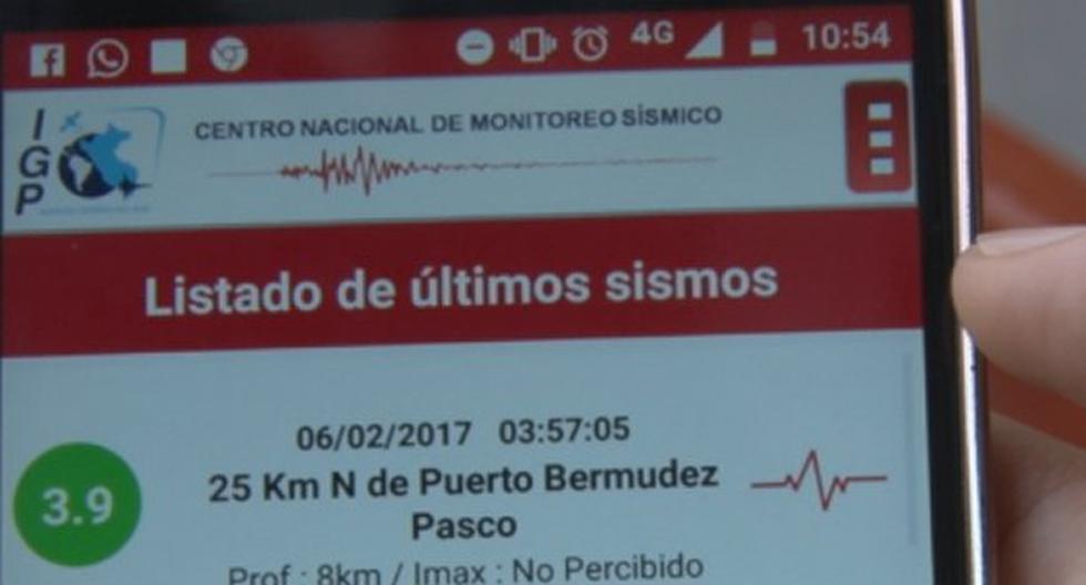 El nuevo aplicativo Sismos Perú lanzado por el IGP permitirá a los usuarios tener información más clara y precisa sobre la ocurrencia de este tipo de eventos en el país. (Foto: Andina)