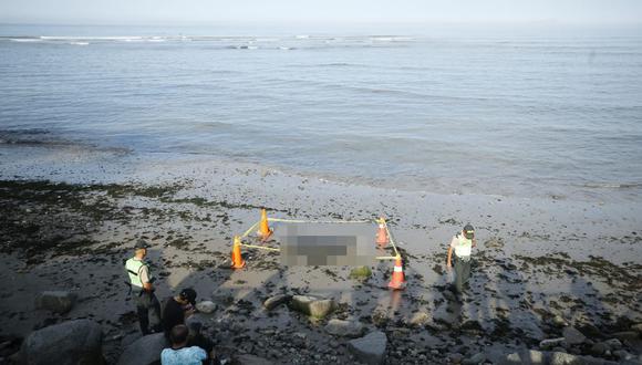 Hallan el cuerpo sin vida del bañista desaparecido en playa Los Yuyos. (Foto: Joseph Ángeles/ @photo.gec)