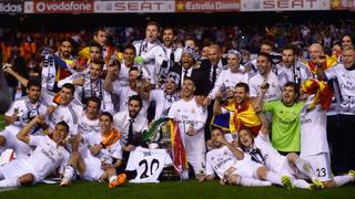 El Madrid campeón rompió la paridad en finales de Copa del Rey