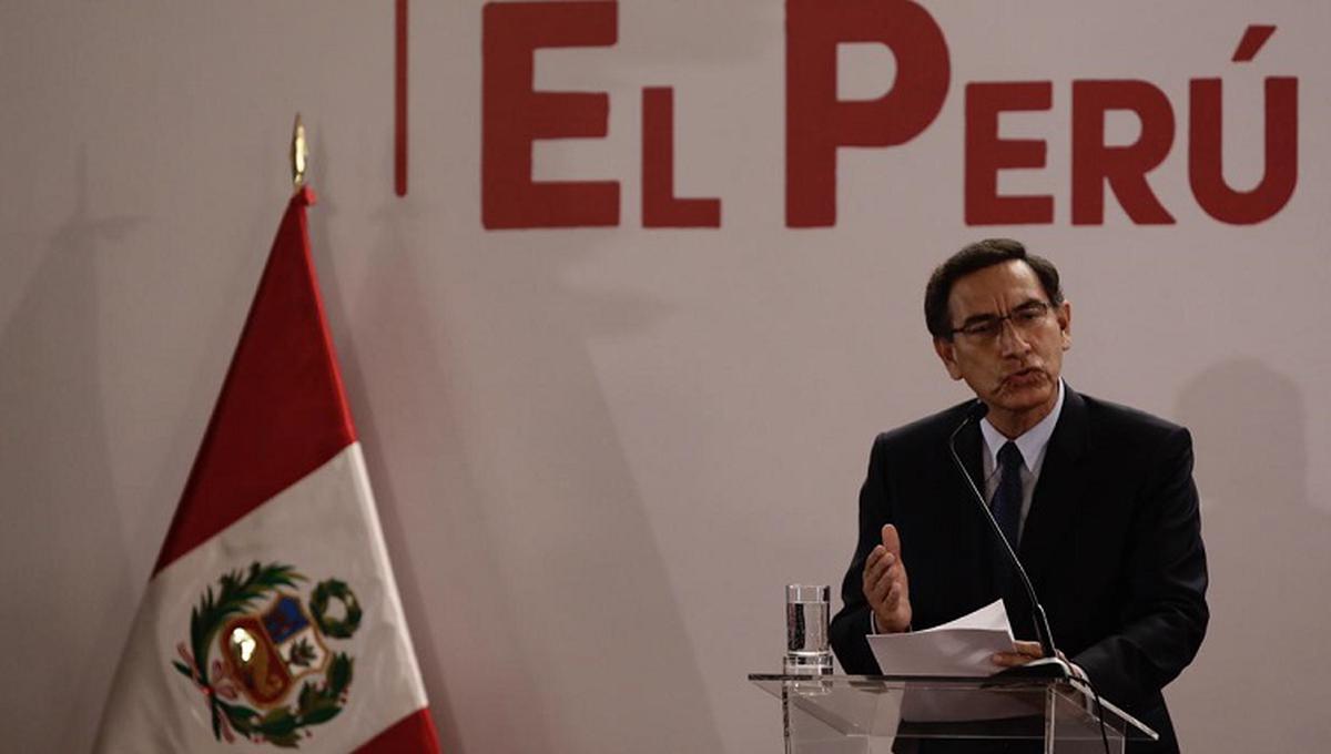 Martín Vizcarra reiteró el compromiso de su gobierno en la lucha contra la violencia a la mujer. (Foto: GEC)