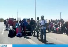 Tacna: efectivos de la Policía Nacional impiden paso de extranjeros en frontera