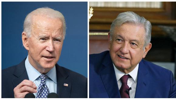 El presidente de Estados Unidos, Joe Biden, y su homólogo mexicano Andrés Manuel López Obrador. (Foto: SAUL LOEB / AFP / MEXICAN PRESIDENCY).