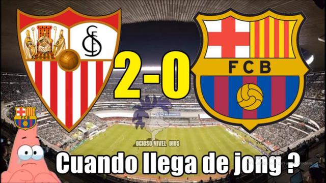 Barcelona perdió 2-0 ante Sevilla por los cuartos de final de la Copa del Rey. En Facebook, ya circulan divertidos memes sobre el resultado en contra de los dirigidos por Ernesto Valverde (Foto: captura de pantalla)