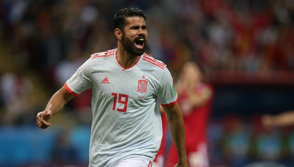 Diego Costa será baja en España ante Inglaterra y Croacia. (Foto: AFP)