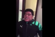 YouTube: Diego Maradona demostró sus dotes de boxeador | VIDEO