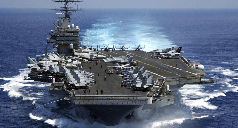 Este es el portaaviones USS Carl Vinson (Foto: Getty Images)
