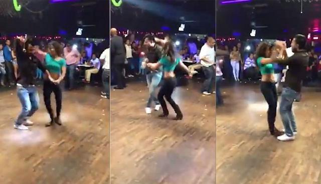 Los jóvenes estaban en la pista de baile cuando de pronto soñó ‘Báilame’ de Los Tigrillos y todo se descontroló. (Foto: captura Facebook 'Telemar Campeche').